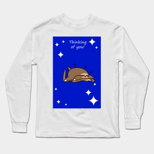 Thinking of You - Fat Sloth and Flat Sloth Long Sleeve T-Shirt